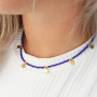 Sie k&ouml;nnen diesen trendigen Schmuck mit Rocailles und Stainless Steel Anh&auml;ngern herstellen: