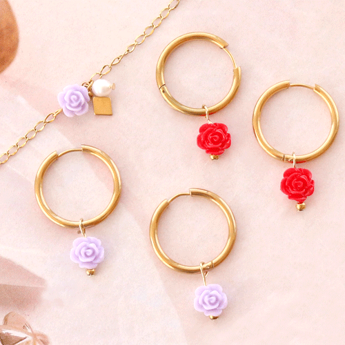 Machen Sie sch&ouml;ne Armb&auml;nder und Ringe mit den neuen Rosen Perlen: