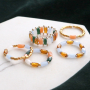 DIY: So machen Sie trendige Ringe aus Facett Tuben Perlen: