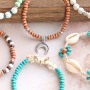 Inspiration f&uuml;r die Herstellung von Herren- und Damenarmb&auml;ndern mit Holzperlen