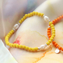 Bunte Armb&auml;nder, die Sie mit Acrylperlen herstellen! 