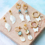 Gestalten Sie Schmuck im Sommerlook mit schillernden Perlmuttanh&auml;ngern