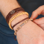 Erstellen Sie coole M&auml;nnerarmb&auml;nder f&uuml;r den Vatertag mit verschiedenen Perlen