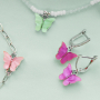 Designen Sie sommerlichen Schmuck mit diesen farbenfrohen Schmetterlingsanh&auml;ngern und -zwischenst&uuml;cken