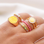 Kreativ werden mit Ringen mit Emaille