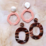 Lassen Sie sich inspirieren! Jetzt tolle Ohrringkollektion mit diesen Anh&auml;ngern aus Resin designen