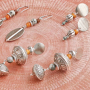 Inspiration f&uuml;r Ohrringe mit Metallperlen und Anh&auml;ngern