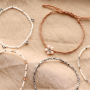 Elegante Armbandkollektion mit H&auml;matitperlen