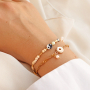 Sommerlicher Schmuck mit Perlmuttanh&auml;ngern