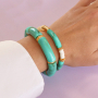 Eine Armbandkollektion mit bunten Tube Acrylperlen designen
