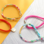 Kreative Designs mit elastischen Ibizab&auml;ndern gesteppt und Tube Edelstahlperlen