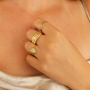 Ring Stacking: So kann man Edelstahlringen tragen