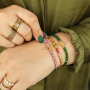 Armb&auml;nder designen und pr&auml;sentieren: Ideen mit facettierten Perlen
