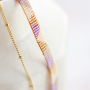 Minimalistischen Schmuck  Miyuki Delica Perlen gestalten