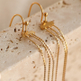 Trendy Ohrschmuck mit Ohrringzubeh&ouml;r aus Edelstahl entwerfen