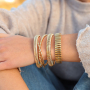 Mix & Match Edelstahl-Armreifen