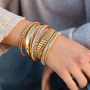 Mix & Match Edelstahl-Armreifen