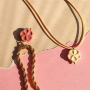 Satementschmuck mit Schmuckdesigns mit griechischen DQ-Keramikperlen in Bl&uuml;tenform 