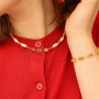 Mix & Match Edelstahl-Anh&auml;nger und Zwischenst&uuml;cke mit Zirkonia
