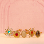 Inspiration: Chunky Ringe aus Edelstahl mit Emaille