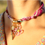 Ideen: Bandanas als Schmuck neu interpretiert