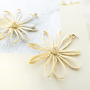 Inspiration mit Raffia - und Denim-Ohrringen 