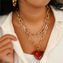 Schmuck darf auffallen: Designideen mit grobgliedrigem Aluminium-Jasseron