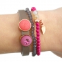 Sch&ouml;ne Armb&auml;nder mit luxuri&ouml;sen Top Facett Perlen und neuen Polaris Cabochon