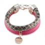 Super sch&ouml;ne Armb&auml;nder gemacht aus Dreamz gestepptem Imitat Leder 10 mm