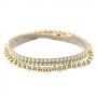 Sch&ouml;ner Schmuck mit Imitat Wildleder mit Strass und Nieten