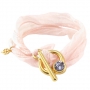 Luxus Schmuck aus DQ Seidenband gemacht