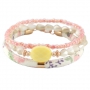 Super Schmuck aus gesteppter trendy Kordel gemacht