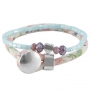 Super Schmuck aus gesteppter trendy Kordel gemacht