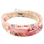 Super Schmuck aus gesteppter trendy Kordel gemacht