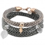 Super Schmuck aus gesteppter trendy Kordel gemacht