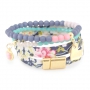 Sch&ouml;ne Armb&auml;nder aus trendy Kordel flach gemacht