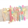 Sch&ouml;ner Sommer Schmuck mit tropischen Anh&auml;ngern