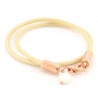 Let&rsquo;s go to the beach Schmuck Set mit Holz, Leder, Kokos & Muschel Perlen.