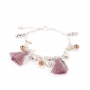 Lavendel mit erdtonfarbenen Armb&auml;ndern f&uuml;r eine zarte Ausstrahlung!