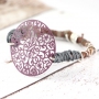 Besonderer Boho Schmuck mit einem Kniff in sch&ouml;nen Farben!