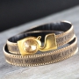 Diese ausgefallenen schicken Armb&auml;nder aus Slogan Leder mit Jasseron sind super sch&ouml;n um selbst zu machen!