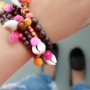 Mega trendy ist unser sch&ouml;ner Schmuck mit dem Hype Pompom Anh&auml;nger! 