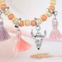 Mach trendy Schmuck aus unseren Quasten 2 mm in trendy Sommerfarben!