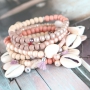 Diesen Beach Schmuck machen Sie mit unseren neuen Glasperlen Pearl Shine!
