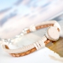 Neue Cuoio Armband Trend aus Nubuk Leder und Polaris Elements