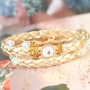 Mach hippen Schmuck aus trendy Band mit einem Metallic Look!