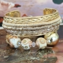 Mach hippen Schmuck aus trendy Band mit einem Metallic Look!