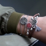 Faszinierender Glamour Schmuck mit Goldstein Cabochon von Polaris Elements und prachtvollem Zubeh&ouml;r f&uuml;r Schmuck!