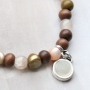 Dieser sch&ouml;ner Schmuck ist gemacht mit unseren Winter Holzperlen f&uuml;r einen neuen Look!