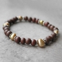 Dieser sch&ouml;ner Schmuck ist gemacht mit unseren Winter Holzperlen f&uuml;r einen neuen Look!